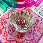 Seaside Soirée Mahjong Dice Dish - The Pink Pineapple 850
