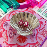 Seaside Soirée Mahjong Dice Dish - The Pink Pineapple 850