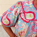 Seaside Storybook Blouse - The Pink Pineapple 850