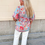 Seaside Storybook Blouse - The Pink Pineapple 850