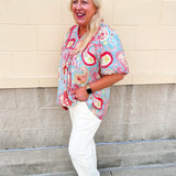 Seaside Storybook Blouse - The Pink Pineapple 850