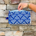 Seaside Stroll Quilted Cosmetic Bag – Medium - The Pink Pineapple 850