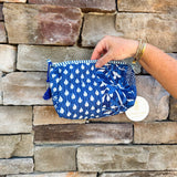 Seaside Stroll Quilted Cosmetic Bag – Small - The Pink Pineapple 850