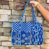 Seaside Stroll Reversible Quilted Tote - The Pink Pineapple 850