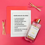 Secrets and Lies Checklist Letterpress Greeting Card - The Pink Pineapple 850