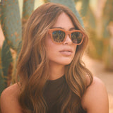 Sedona Polarized Sunglasses - Canyon Sunset/Black Gradient Lens - The Pink Pineapple 850