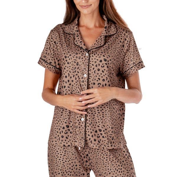 Seeing Spots Lounge Top - The Pink Pineapple 850