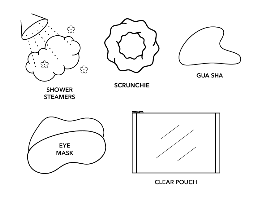 Self - Care Set in Silver - The Pink Pineapple 850