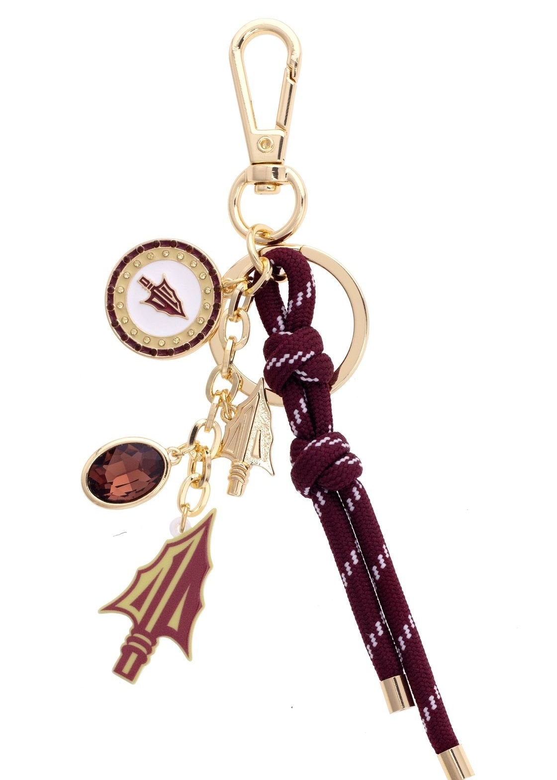 Seminole Spark Cluster Bag Charm - The Pink Pineapple 850