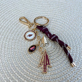 Seminole Spark Cluster Bag Charm - The Pink Pineapple 850
