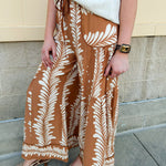 Serene Moments Wide Leg Pants in Clay - The Pink Pineapple 850