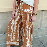 Serene Moments Wide Leg Pants in Clay - The Pink Pineapple 850