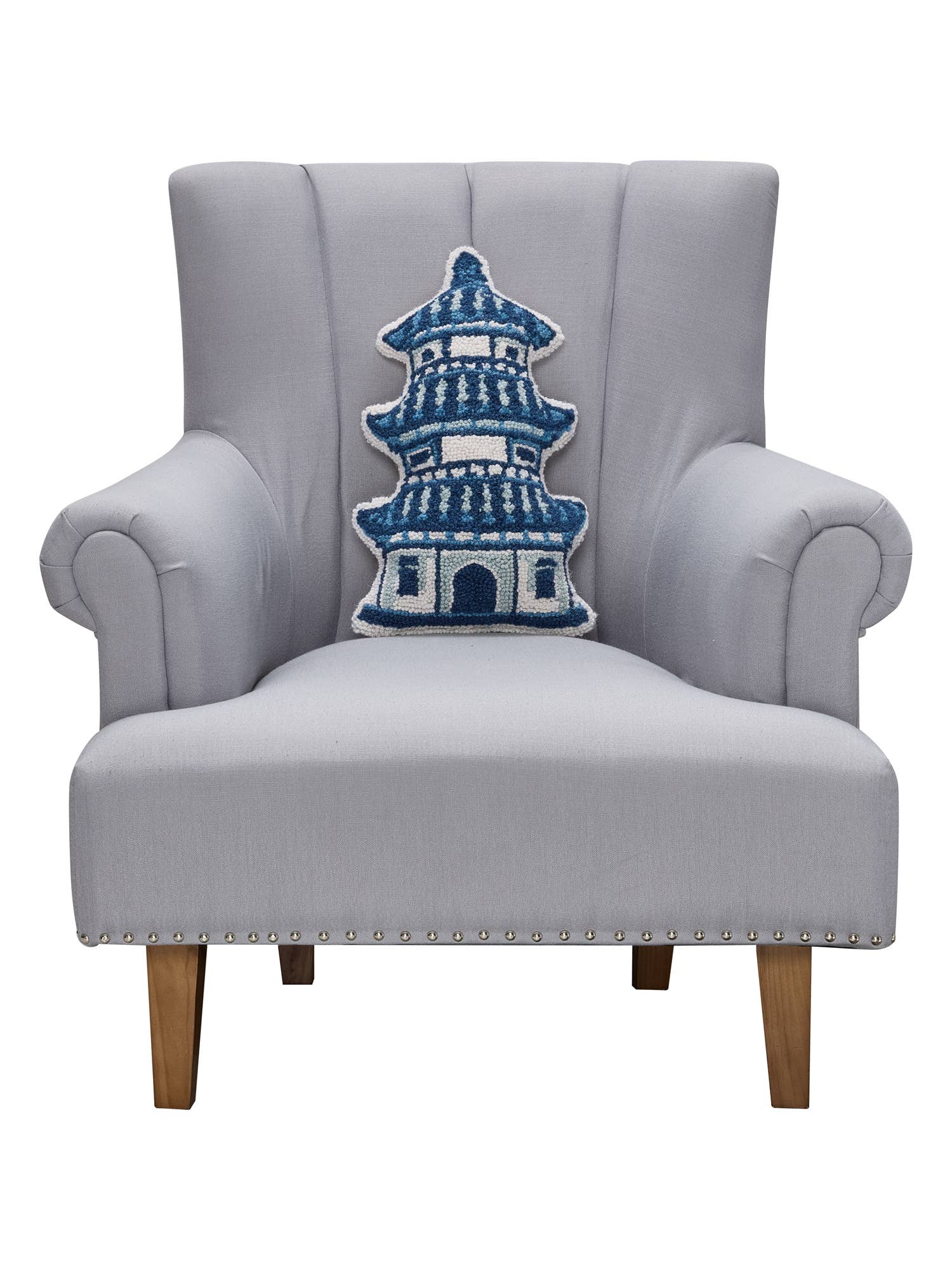 Shaped Pagoda Hook Pillow - The Pink Pineapple 850