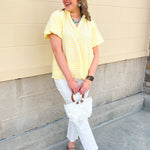 Shell Haven Wooden Handle Tote - The Pink Pineapple 850