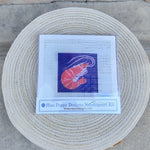 Shrimp on Dark Blue Needlepoint Kit - The Pink Pineapple 850