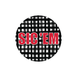 Sic ’Em Gingham Gameday Button - The Pink Pineapple 850