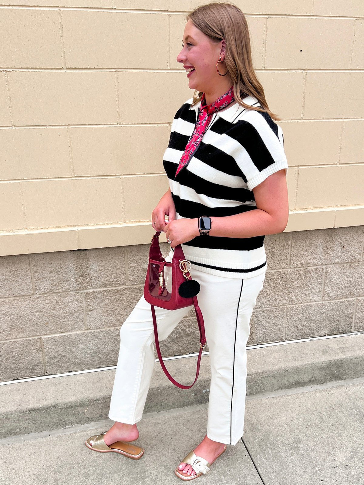 Sideline Social Sweater Top in Black - The Pink Pineapple 850