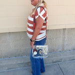 Sideline Social Sweater Top in Orange - The Pink Pineapple 850