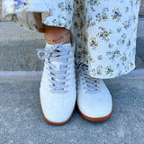 Sidewalk Stroll Sneakers with White Side Stripes - The Pink Pineapple 850