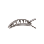 Silver Flames Medium Flat Square Hair Clip - The Pink Pineapple 850