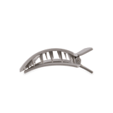 Silver Flames Medium Flat Square Hair Clip - The Pink Pineapple 850