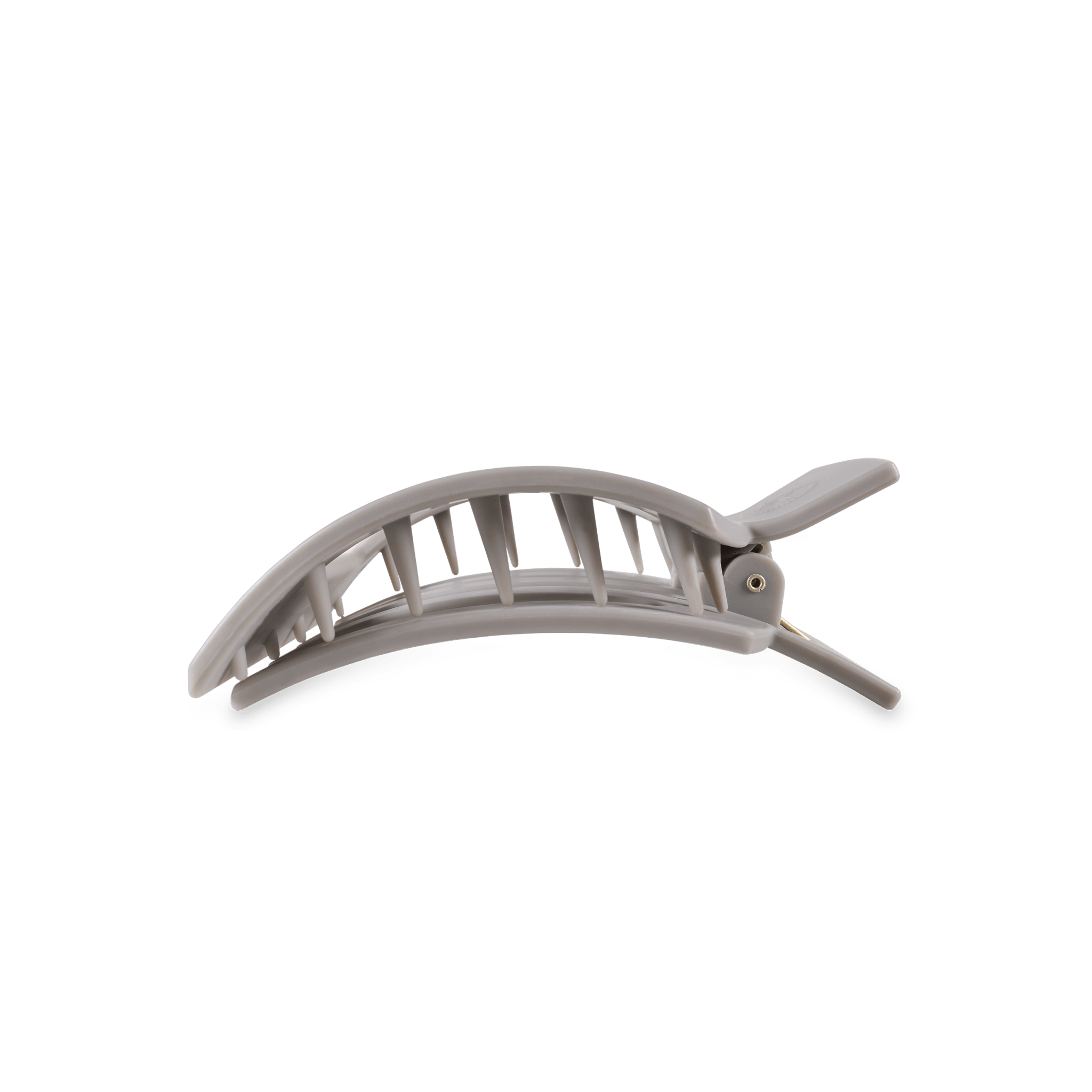 Silver Flames Medium Flat Square Hair Clip - The Pink Pineapple 850