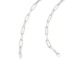 Silver Twisted Links Necklace - The Pink Pineapple 850