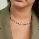 Silver Twisted Links Necklace - The Pink Pineapple 850