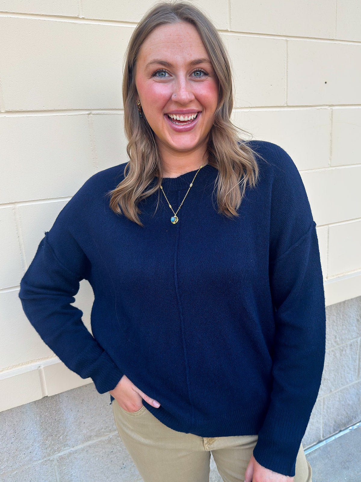 Simply Serene Sweater - The Pink Pineapple 850