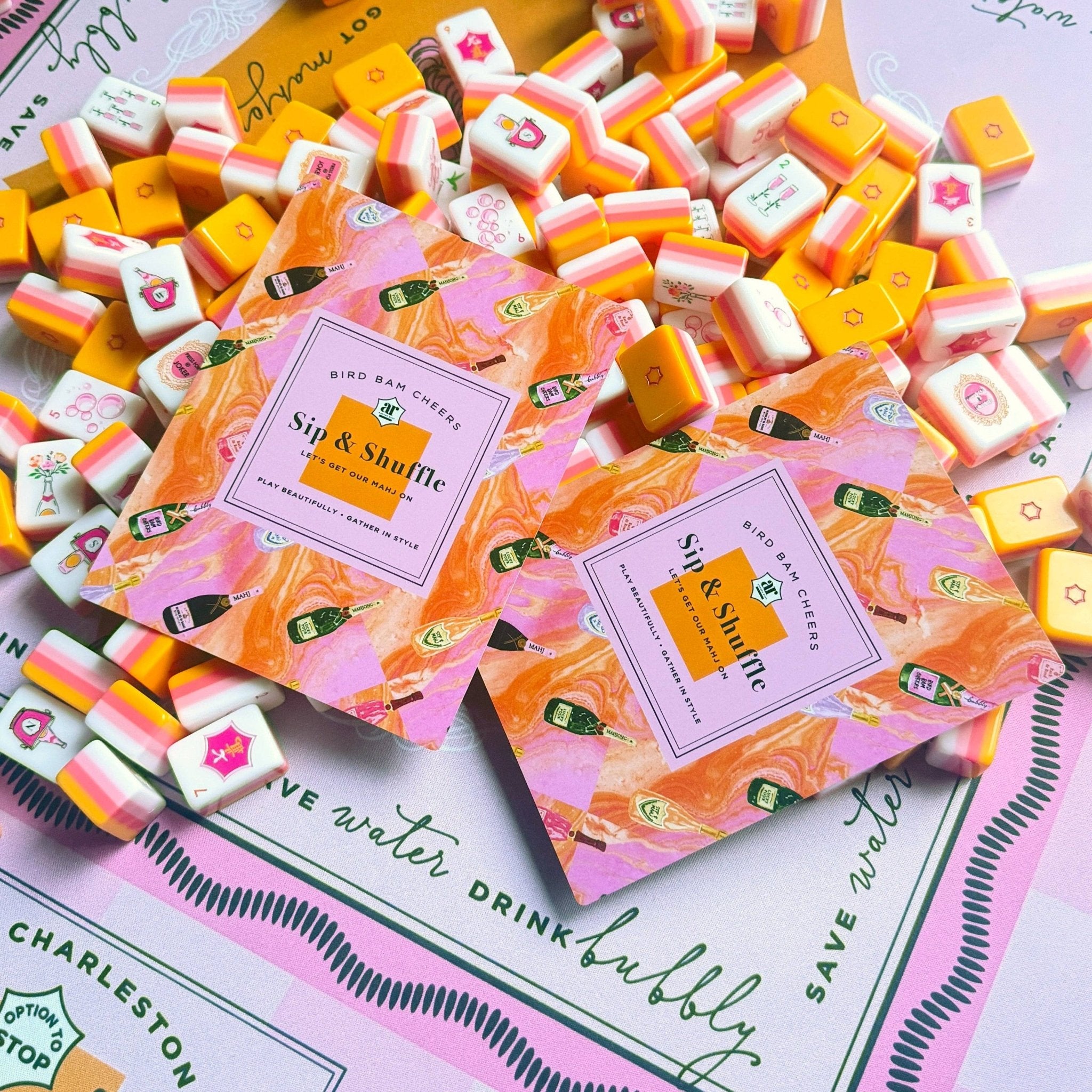 Sip & Shuffle Tile Shufflers - The Pink Pineapple 850