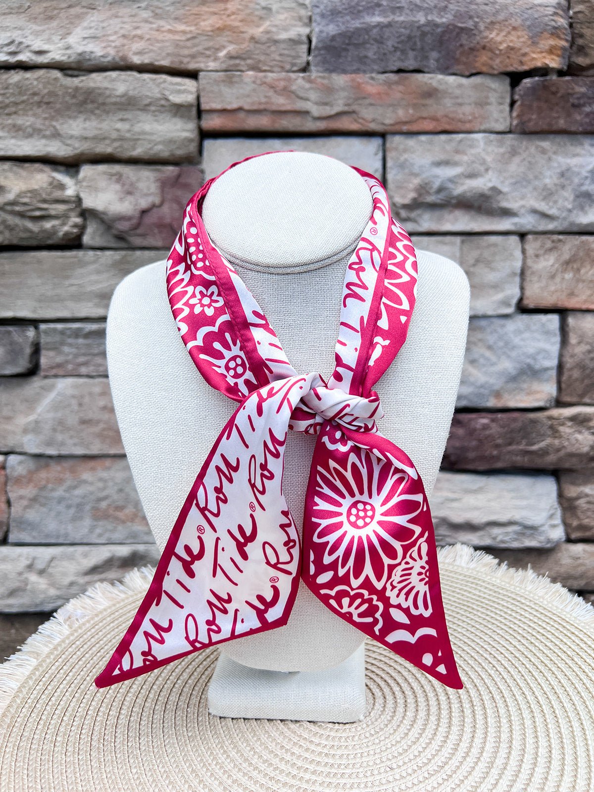 Skinny Scarf – Alabama Crimson Tide - The Pink Pineapple 850