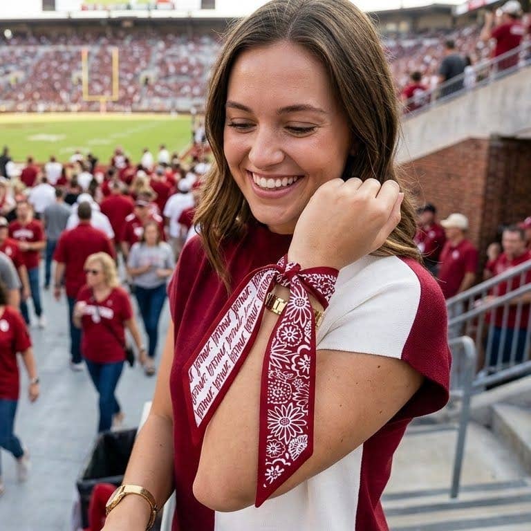 Skinny Scarf – Oklahoma Sooners - The Pink Pineapple 850