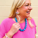 Sky Marble Necklace - The Pink Pineapple 850