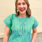 Skyline Striped Top & Maxi Skirt Set - The Pink Pineapple 850