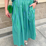 Skyline Striped Top & Maxi Skirt Set - The Pink Pineapple 850