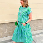 Skyline Striped Top & Maxi Skirt Set - The Pink Pineapple 850