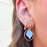 Small Dangle Drop Earrings - The Pink Pineapple 850