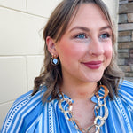 Small Dangle Drop Earrings - The Pink Pineapple 850