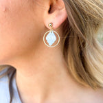 Small Dangle Drop Earrings - The Pink Pineapple 850