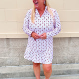 [Smith & Quinn] Ava Quarter Zip - Alabama Dot Floral - The Pink Pineapple 850