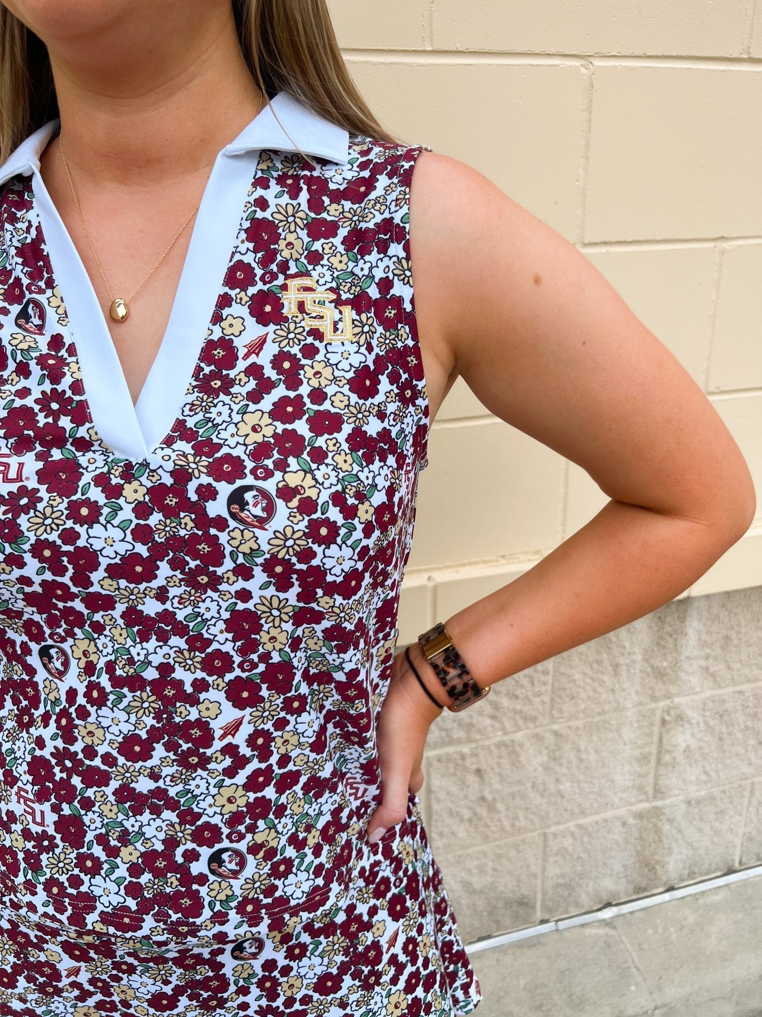 [Smith & Quinn] Bryce Polo - FSU Poppies - The Pink Pineapple 850