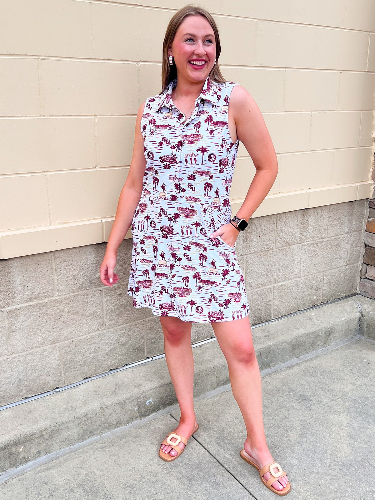 [Smith & Quinn] Hedy Dress – FSU Toile - The Pink Pineapple 850