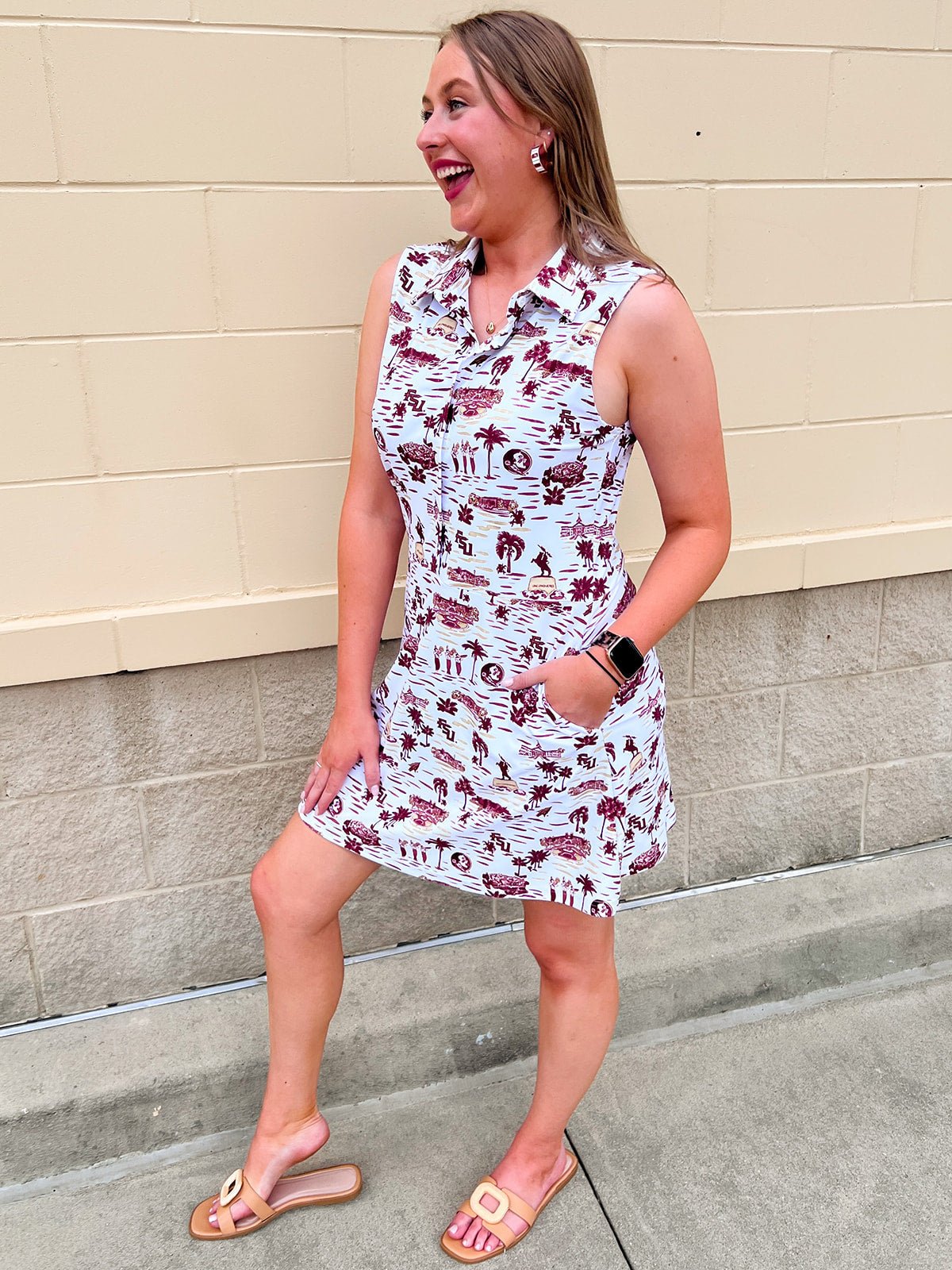 [Smith & Quinn] Hedy Dress – FSU Toile - The Pink Pineapple 850
