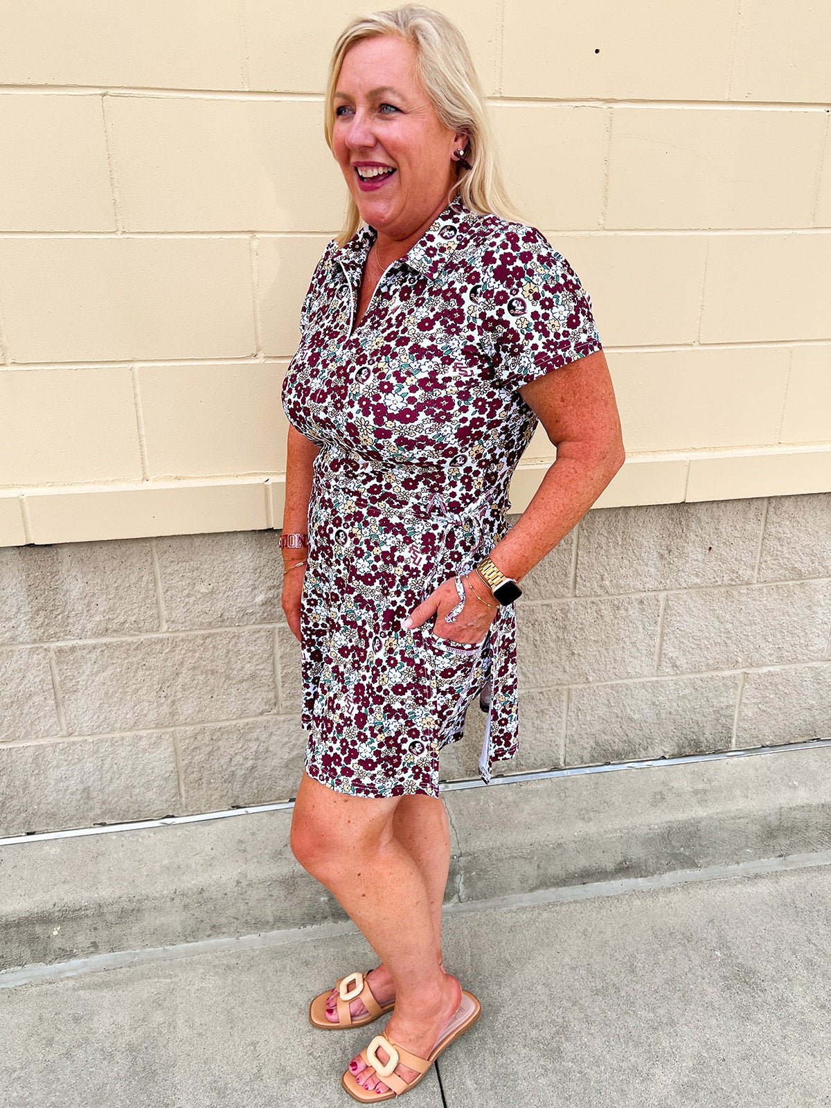 [Smith & Quinn] Ivy Dress – FSU Poppies - The Pink Pineapple 850