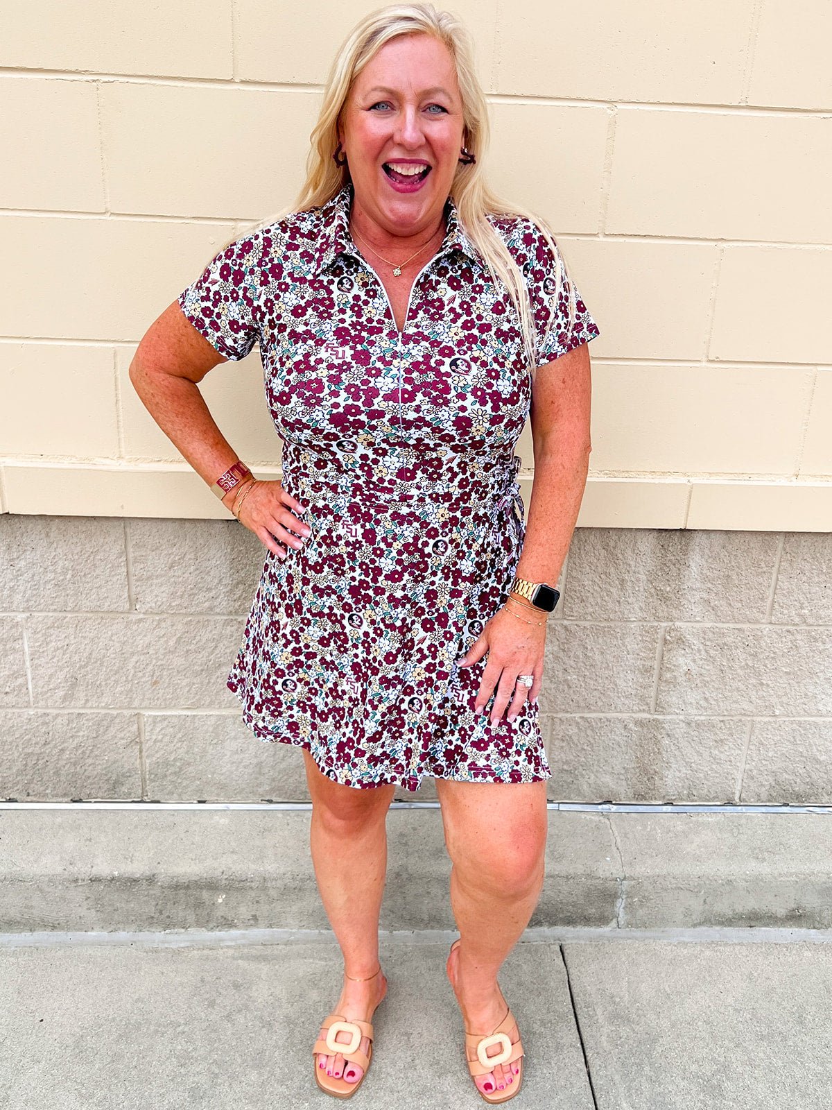 [Smith & Quinn] Ivy Dress – FSU Poppies - The Pink Pineapple 850