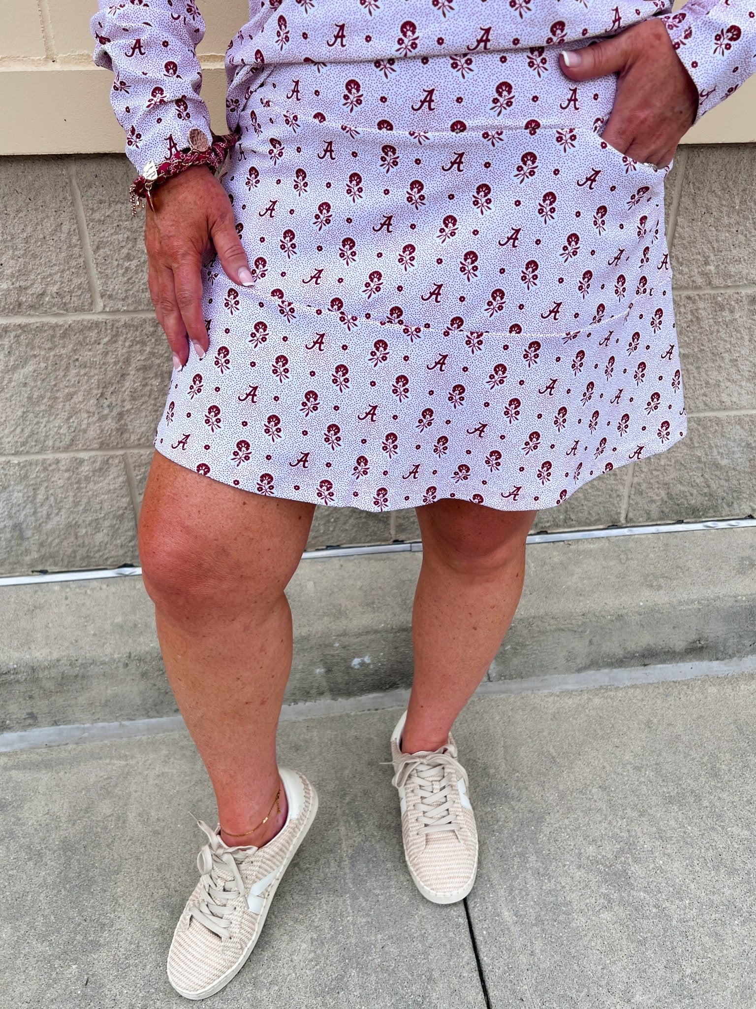 [Smith & Quinn] Molly Skort - Alabama Dot Floral - The Pink Pineapple 850