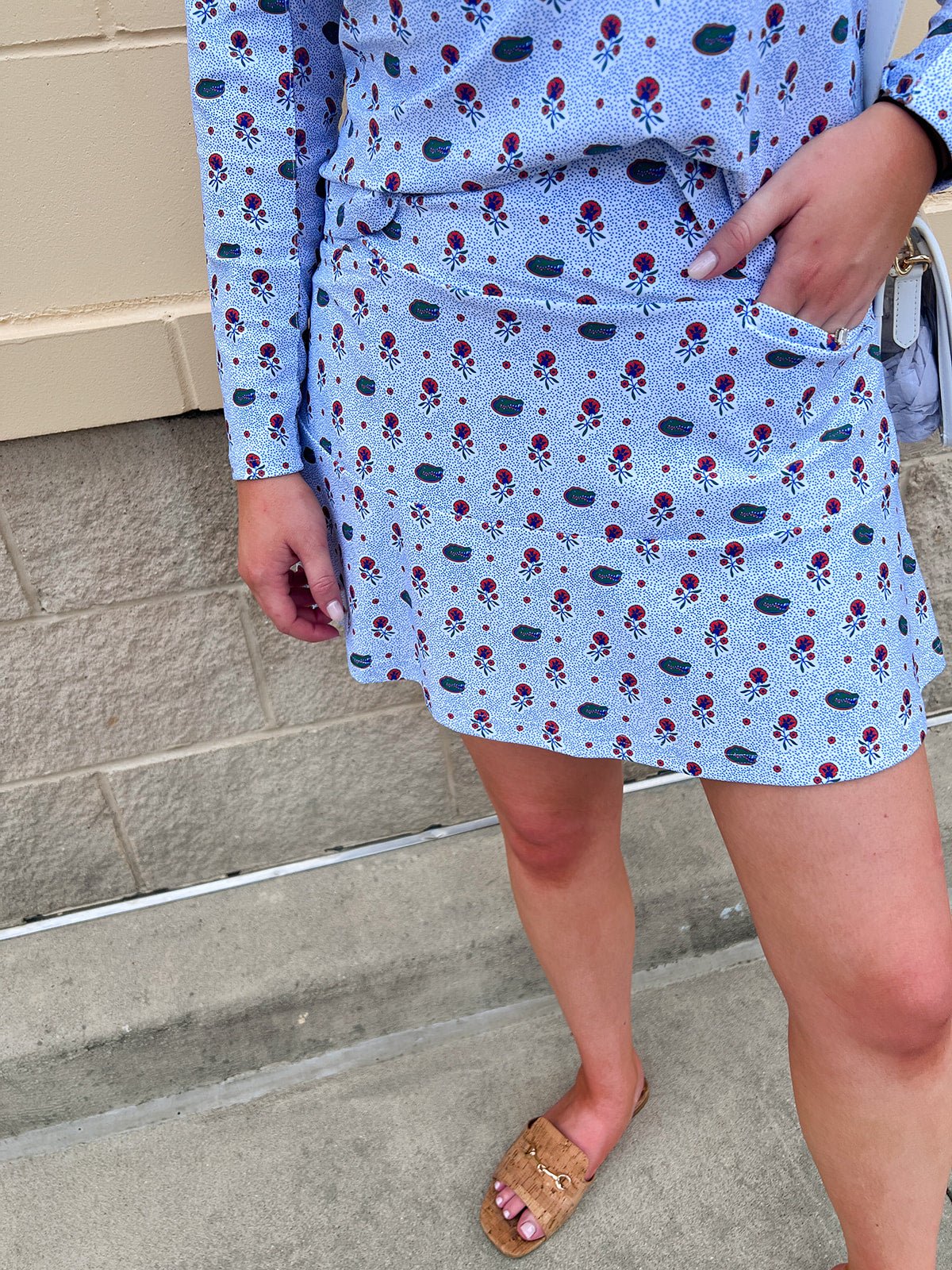 [Smith & Quinn] Molly Skort - Florida Dot Floral - The Pink Pineapple 850