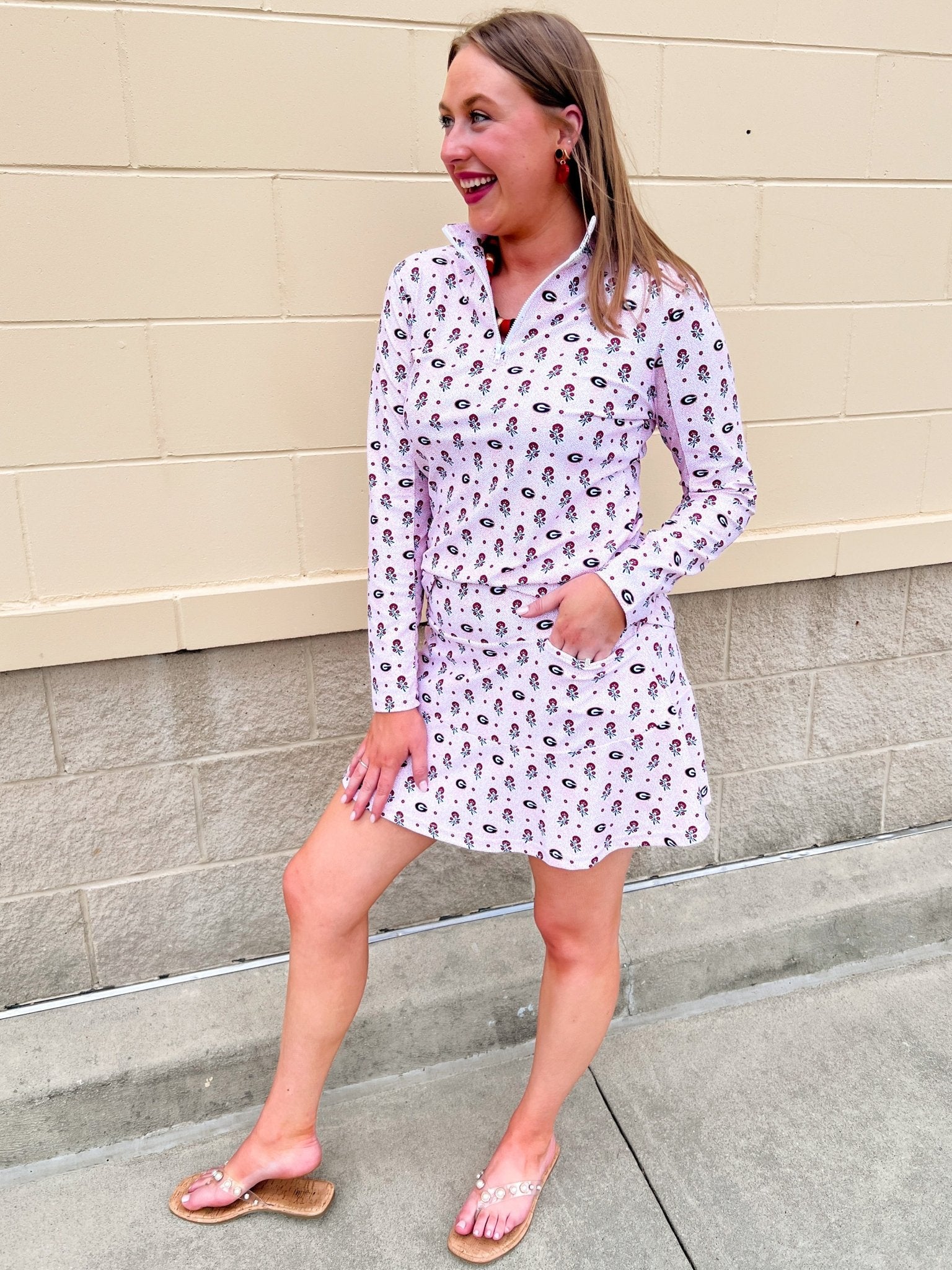 [Smith & Quinn] Molly Skort- Georgia Dot Floral - The Pink Pineapple 850