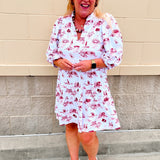 [Smith & Quinn] Tory Dress - Alabama Gameday Toile - The Pink Pineapple 850