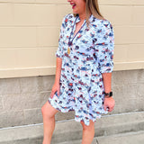 [Smith & Quinn] Tory Dress - Auburn Gameday Toile - The Pink Pineapple 850